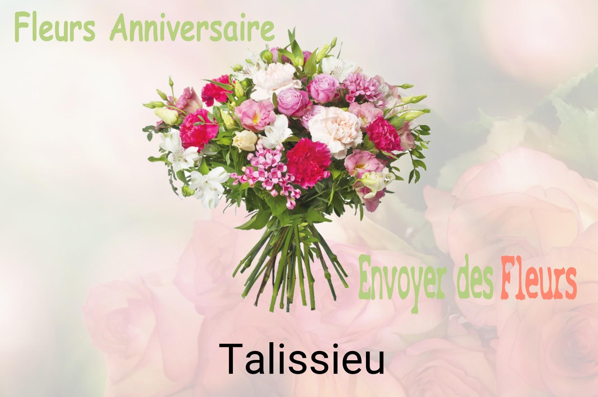 Bouquet de fleurs d’anniversaire livré à Talissieu